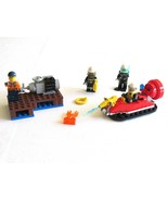LEGO 60106 City Hovercraft Airboat Fire Starter 4 Minifgures Female Fire... - $159.54 MXN