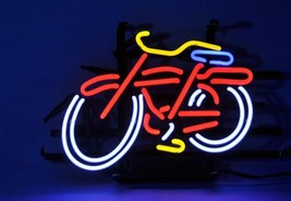 New Belgium Fat Tire Bicycle Bike Logo Neon Sign 14&quot;x10&quot; - £66.36 GBP