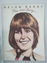 1975 Helen Reddy Free And Easy Collection Song Book With Photos Angie Baby - £18.64 GBP