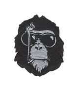 SMOKING GORILLA IRON ON PATCH 3.5&quot; Monkey Ape Biker Sunglasses Embroider... - €4,24 EUR