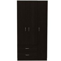 Three Door Armoire Clark, Bedroom, Black - $13,264.91 MXN
