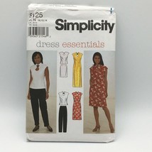 Simplicity 8125 Size N 10 12 14 Uncut Misses Dress Top Skirt and Pants P... - $10.00