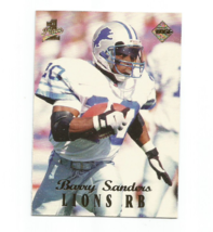 Barry Sanders (Detroit Lions) 1998 Collector&#39;s Edge 1ST Place Football Card 182 - £3.90 GBP