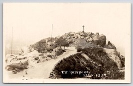 Riverside CA Mt Rubidoux c1920s California RPPC Real Photo Postcard C39 - £7.87 GBP