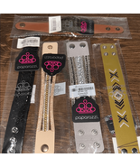 Paparazzi Black and Tan Studded Faux Leather Urban Bracelets - $20.39 CAD