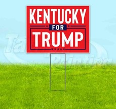Kentucky For Trump 18x24 Yard Sign With Stake Corrugated Bandit 2024 - £22.70 GBP+