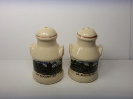 St Augustine Florida Souvenir Salt &amp; Pepper Shakers Vintage Unused - £11.92 GBP