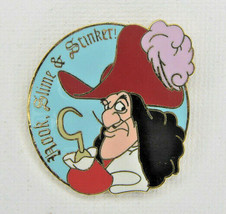 Disney 2003 Cast Lanyard Series Captain Hook Hook, Slime &amp; Stinker! Pin#12801 - £5.64 GBP