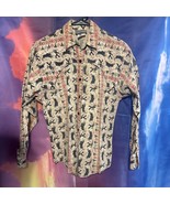 Vintage Rocky Mountain Clothing Western Shirt Womens XS Long Sleeve Button  - $24.75