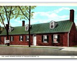 James Monroe Shrine Fredericksburg Virginia VA UNP WB Postcard W20 - £1.54 GBP