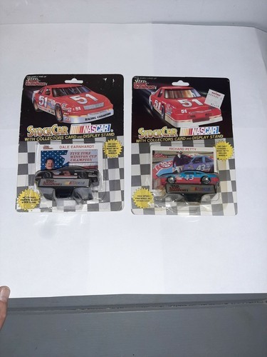 Racing Champions Stock Car with collectors card Richard Petty and Dale Earnhardt Item image 3