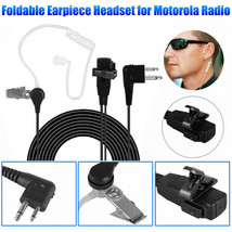 2 Pin Walkie Talkie Earpiece Headset Earphone W/Mic For Motorola Radio P... - $16.99