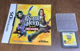 Tested-Guitar Hero On Tour: Decades - Nintendo DS Game with Manual - $9.50