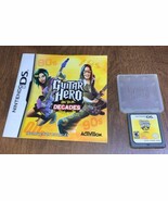 Tested-Guitar Hero On Tour: Decades - Nintendo DS Game with Manual - $9.50
