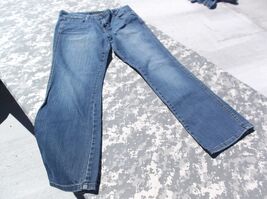 CALVIN KLEIN MID WAIST BLUE FADED WASH JEANS BOOTCUT DENIM PANTS WOMENS ... - €12,07 EUR