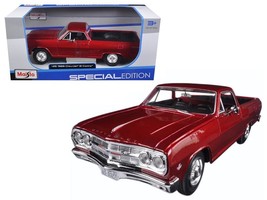 1965 Chevrolet El Camino Metallic Red 1/25 Diecast Model Car by Maisto - $62.45