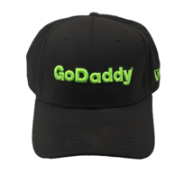 Go Daddy New ERA Black Adjustable Baseball Style Hat Lucky #13 - $17.97