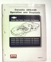 1991 STG Chevrolet Chevy Corvette ABS/ASR Operation &amp; Diagnosis Manual G... - £9.32 GBP