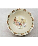 Royal Doulton BUNNYKINS &quot;TV Time&quot; Porcelain CEREAL or SOUP BOWL (Albion ... - £17.30 GBP