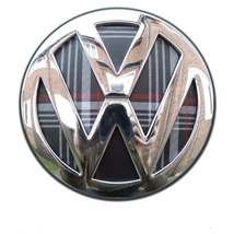 VW Golf Rabbit Jacky Plaid Interlagos - Rear Badge Inserts Emblem gti R32 - £12.53 GBP