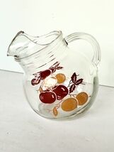 Vintage Tilt Ball Pitcher W/ Ice Lip Ribbed Neck Handle Orange Juice App... - $175.64 MXN