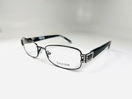 New SPEKTOR Eyewear SK-206 Gunmetal &amp; Black Eyeglasses 53/17/135 - $24.70