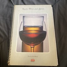 Time Life Books Foods Of The World Recipes: Wines And Spirits Spiral - $6.30