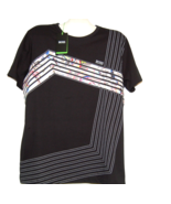 Hugo Boss Men&#39;s Black Logo Print Cotton T-Shirt Shirt Size 2XL - £88.41 GBP