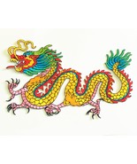 Dragon Patch Large Sew Iron On Chinese Symbol Back Patches Big Applique ... - $28.71