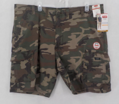 Wrangler Mens Cargo Shorts Sz 48 Camouflage Premium Relaxed Fit Flex For Comfort - £14.89 GBP