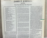 James P. Johnson Parlor Piano Solos Rare Piano Rolls 12&quot; Vintage Vinyl L... - £11.29 GBP