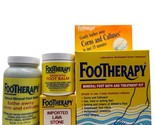 Footherapy Mineral Foot Bath 3 STEP TREATMENT KIT New NOS Stone Balm 11o... - $59.39
