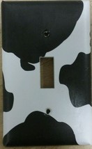 COW Light Switch Cover, decor bathroom kitchen lighting farm animals  - $10.49