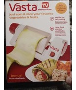 Brand New VASTA Vegetable &amp; Fruit Sheet Slicer KETO VEGAN VEGETARIAN Spi... - $187.97 MXN