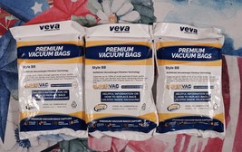 30 Vacuum Bags Three 10-Packs VEVA Premium Filters Designed for BB Style Vacuums - £14.68 GBP