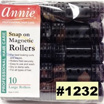 ANNIE SNAP ON MAGNETIC ROLLERS 10 LARGE ROLLERS #1232 7/8&quot; DIAMETER - $1.59