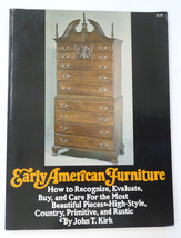 Early American Furniture Kirk book primitive rustic high-style collecting antiqu - $14.00
