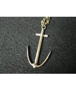 12K Yellow Gold Filled CROSS ANCHOR Pendant/Fob - 2 3/8 inches - $125.00