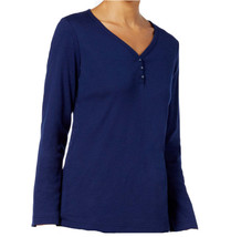 allbrand365 designer Womens Flannel Mix It Top,Blue Navy,Large - $45.00