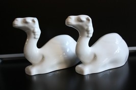 Vintage Naaman Israel White Cast Porcelain Camel Figurine Collectible Ex... - $746.80 MXN