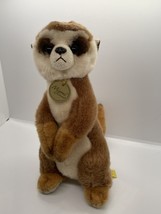 11” Miyoni by Aurora Meerkat Plush Stuffed Animal Tan And White Great Condition - £8.53 GBP