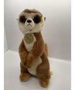 11” Miyoni by Aurora Meerkat Plush Stuffed Animal Tan And White Great Co... - £8.10 GBP