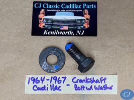 NEW 1964-1967 CADILLAC 429 ENGINE CRANK CRANKSHAFT BOLT &amp; WASHER - $94.04