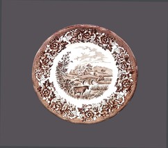 J&amp;G Meakin Romantic England Brown bread plate made in England. Flaw. - £24.75 GBP