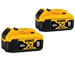 DEWALT 20V Max XR 20V Battery, 5.0-Ah, 2-Pack (DCB205-2) - $335.99