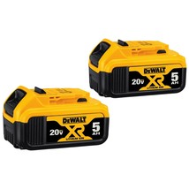DEWALT 20V Max XR 20V Battery, 5.0-Ah, 2-Pack (DCB205-2) - £158.79 GBP