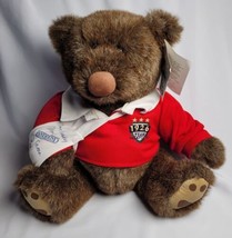 Vintage Grizzly Grabinski Lands End Rugby Bear Gund 12&quot; Plush Toy 1994 New - £23.75 GBP