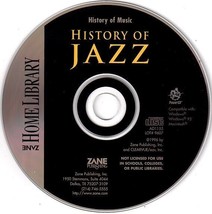 Zane: History of Music: History of Jazz (CD, 1996) for Win/Mac - NEW CD in SLV - £3.13 GBP