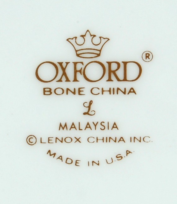 Oxford Malaysia Cup & Saucer Div of Lenox Bone China New Stock Item image 5