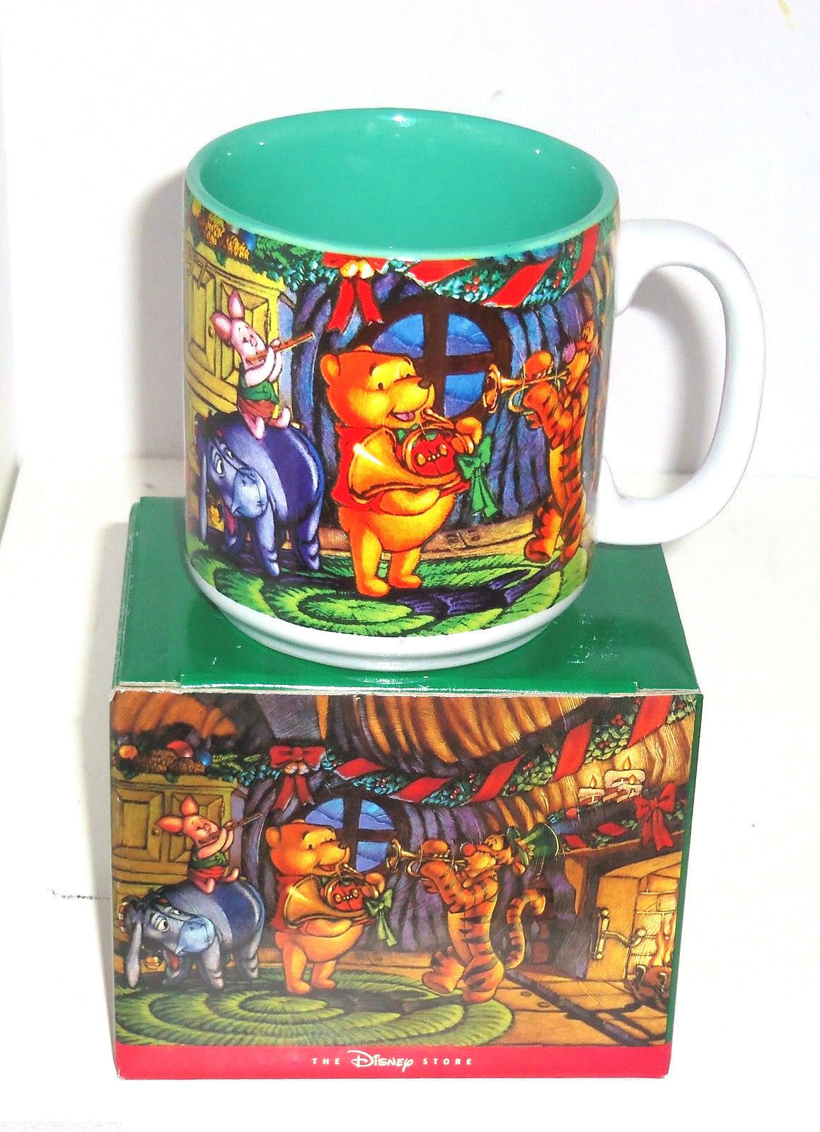 Primary image for Disney Store Pooh Coffee Mug Season of Song Boxed 1997 Vintage in Box